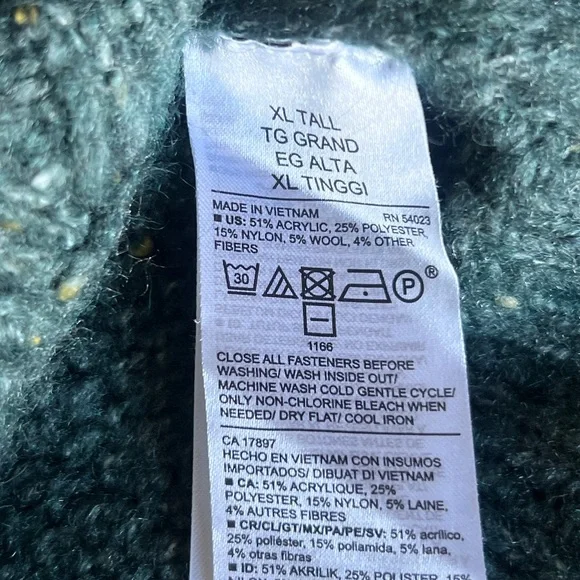 Old Navy Forest Green Women's Cardigan - Picture 4 of 8